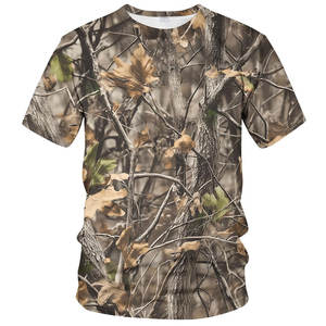 เสื้อยืดลายพรางแฟชั่นใหม่ ผ้าฝ้ายเนื้อนุ่ม น้ำหนักเบา สไตล์ลำลองสำหรับผู้ชาย - Product Image 1