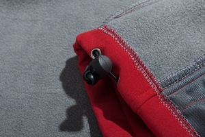 Unisex Navy <b>Fleece</b> Jacket Stand Collar Quarter-Zip Closure Waterproof Windproof Winter Sport Style Casual Outdoor Wear Custom - Product Image 5