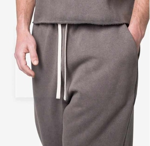 OARH INT INDUSTRY 2026 Pantalones Deportivos de Lona Lavada para Hombre, al por Mayor, Premium, con Logotipo Personalizado OEM, Transpirables, Resistentes al Viento, 100% Forro Polar - Product Image 3