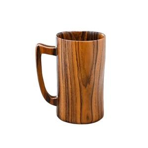 Premium Wooden Mug Handmade Solid Wood Coffee Cup Natural Finish Rustic Design Eco Friendly Drinkware for Home - Product Image 4