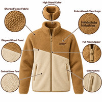 Veste d'hiver pour homme, grande taille, avec fermeture éclair, logo personnalisé, toucher doux, haute qualité OEM.