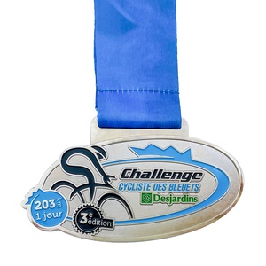 OEM Friendly <b>Silver</b> Plated Zinc Alloy Metal Sports Souvenir Medal, Marktex - Product Image 4