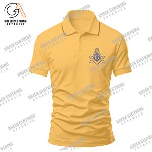 Camiseta Polo de Manga Corta para Hombre, de Secado Rápido, Estilo Casual, Precio al por Mayor, Personalizable - Product Image 3