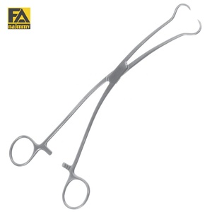 คีมหนีบผ่าตัดสแตนเลส Skene Tanaculum Forceps เครื่องมือผ่าตัดแบบใช้มือสำหรับใช้ในห้องผ่าตัด ได้รับการรับรองมาตรฐาน CE ISO13485 - Product Image 1