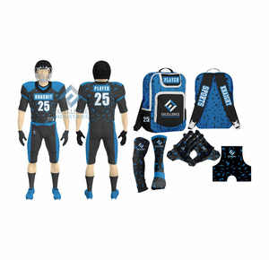 Uniforme de football américain de haute qualité en sublimation, 100 % polyester, fabriqué au Pakistan par un exportateur expert en gros. - Product Image 3