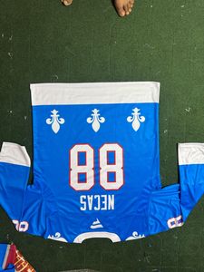 Men's Stitched Ice Hockey Jerseys 100% Polyester Tackle Twill Full Sleeve Crew Neck Breathable Regular Fit Adult All Seasons - Product Image 3