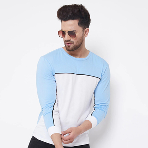 Nouveaux t-shirts à manches longues pour hommes, design tendance, prix bas, personnalisables, haute qualité, imperméables, coupe-vent, respirants, en polyester - Product Image 2