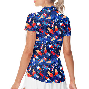 Vêtements de golf tendance pour femmes, polos de golf extensibles, confortables et respirants, pour un style de vie moderne et pour les courses de golf. - Product Image 3