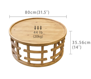 โต๊ะกาแฟไม้โมเดิร์นสั่งทำพิเศษขายดีที่สุด งานแฮนด์เมดสีน้ำตาล หมุนได้ น้ำหนักเบา พกพาสะดวก เฟอร์นิเจอร์ห้องนั่งเล่น - Product Image 5