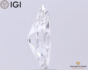 Diamant de laboratoire CVD taille marquise, clarté VVS1, couleur E, avec certificat IGI, 3,00 carats, pour bague de mariée spectaculaire - Product Image 5