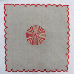 Servilletas Cuadradas de Lino Natural Hechas a Mano de Primera Calidad con Bordado, Reutilizables, Ecológicas, Elegantes para Decoración de Mesa - Product Image 3