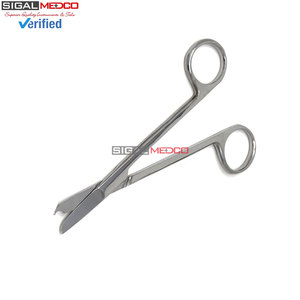 กรรไกรตัดไหมเย็บแผลแบบใช้มือ ขนาด 3.5" 4.5" 5.5" คุณภาพพรีเมียม สแตนเลสสตีล ดีไซน์ตะขออย่างประณีต ปลอดภัยสำหรับการถอดไหมเย็บแผล ได้รับมาตรฐาน CE ทางการแพทย์ - Product Image 4