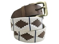 Ceinture en cuir artisanale vintage style Gaucho personnalisable avec boucle ardillon en laiton massif, couleur et taille sur mesure, pour hommes et femmes, en cuir de vachette