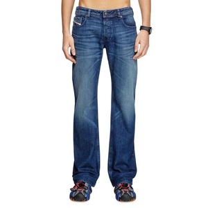 Pantalones Vaqueros Rectos con Cinturón para Hombre, de Alta Calidad, Ligeros, con Logotipo Personalizado, Corte Regular, Teñido en Prenda, Último Estilo, Color Sólido - Product Image 1