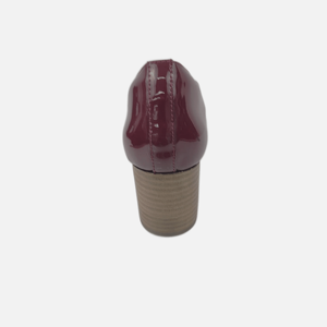 Escarpins formels pour femmes à enfiler, en cuir verni respirant, semelle extérieure en caoutchouc légère, bout fermé, talon moyen - Product Image 2