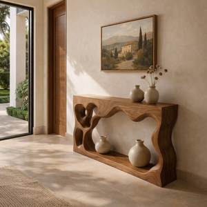 Modern Design Eco-Friendly Handmade Solid Wood Easy Assembly Custom Entrance <b>Table</b> <b>for</b> Home or Hotel Furniture Collections - Product Image 3