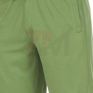 Pantalones Cortos Deportivos para Hombre, 100% Algodón Francés, con Logotipo Bordado, Estilo Urbano Ecológico, Diseño Frontal - Product Image 5