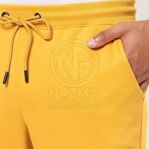 Design Your Own Custom Logo Men's Lightweight Mid Waist Gym <b>Joggers</b>-100% Cotton Breathable Outdoor Use Made in Pakistan - Product Image 4