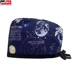 Chapeau d'infirmière fiable, réglable avec lien à nouer, bonnet chirurgical respirant, couvre-chef médical pour infirmières, médecins et personnel de santé - Product Image 1