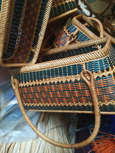 Simple design <b>bamboo</b> handbag - Product Image 4