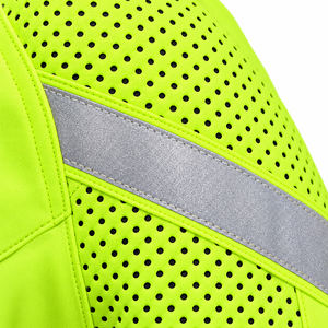 Chaqueta de Motocicleta de Alta Visibilidad, Amarillo Fluorescente, Reflectante, con Logotipo Personalizable, para Motociclistas - Product Image 4
