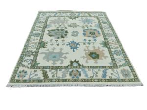 Top Selling Persian Oushak Wool Carpet Set Hand Knotted 3x5 Area Rugs High Quality Cotton for Living Room Home Prayer Floor - Product Image 3