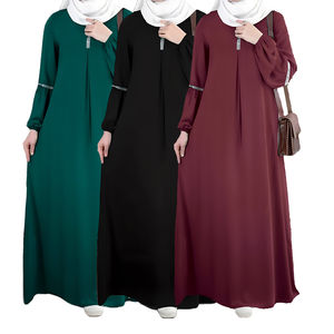 Abaya Modeste de Qualité Supérieure OEM pour Femmes Musulmanes – Robes Longues Bien Conçues Fournies par l'Usine – Abaya Fermée Modeste de Dubaï - Product Image 1