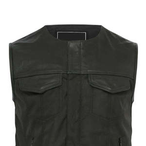 High Quality Racing Jersey Leather Motorcycle Vest Men Protective Riding Sleeveless Jacket Windproof Waterproof Plus Size - Product Image 6