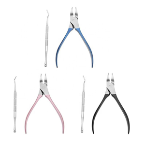 Professional Stainless Steel Ingrown Toenail Nipper Set Cuticle Cutter Manicure Pedicure <b>Tool</b> for Finger Toe <b>Nail</b> Care - Product Image 1
