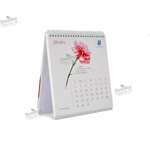Penjualan Terbaik kalender kustom tahunan kalender Spiral/kalender kustom/pencetakan kalender Desktop