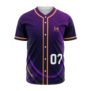 Maillot de baseball sublimé pour homme, entièrement boutonné, personnalisé, respirant, à séchage rapide, anti-humidité, vêtement de sport - Product Image 4