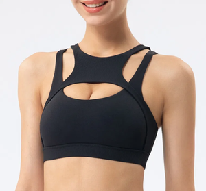 Sujetador Deportivo Personalizado para Mujer, Top Deportivo para Gimnasio, Correr, Yoga, Fitness, Nailon y Elastano - Product Image 1