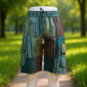 กางเกงขาสั้นผ้าฝ้าย 100% - Product Image 3