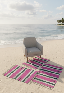 Wholesale Beautiful Cotton Handloom Cutshuttle <b>Rug</b> / Runner Assorted Designs & Assorted Colors Travel <b>Camping</b> Home - Product Image 5