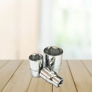 Jeu de douilles anti-épremplement 2-en-1 de 1/2 po, 24 pièces, finition mate avec moletage droit/étoile pour applications DIY et OEM - Product Image 1
