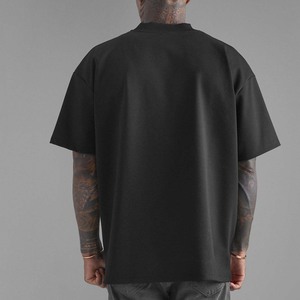 เสื้อยืดคอกลมแขนสั้นผู้ชายสุดหรู ผ้าฝ้าย 100% ลายเรียบ-ออกแบบได้ตามต้องการ แห้งเร็ว ระบายอากาศดี ทรงปกติ สวมใส่สบาย - Product Image 4