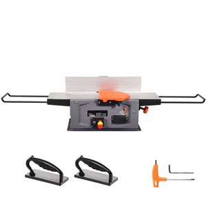 Fresatrice a spirale da banco da 8 pollici 2HP con 10000 RPM e testa di taglio a 18 lame, braccio estensibile da 6,5 piedi con giuntatrici a dita - Product Image 1