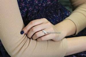 Luxury Moissanite Diamond Engagement <b>Ring</b> Five Stone Moissanite Bypass <b>Ring</b> <b>925</b> Sterling <b>Silver</b> Vintage Anniversary Gift Wedding - Product Image 2