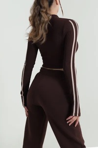 Mejores Conjuntos Deportivos de Maternidad para Mujer con Capucha, de Invierno, Casuales, de Color Liso, de Secado Rápido, Transpirables, de Forro Polar, para Entrenamiento Deportivo, con Cierre de Cintura Elástica - Product Image 2