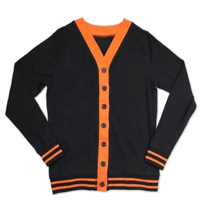 Personnalisé Hiver Décontracté Acrylique Fashion Wear Manches Longues Sororités Lettres Grecques Logo Broderie Chenille Bouton Cardigan Pull - Product Image 1