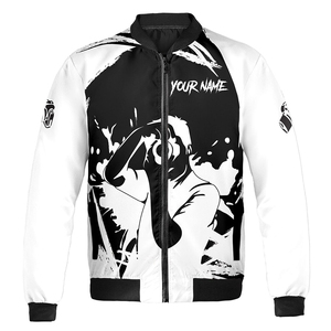 Chaqueta Bomber Personalizada con Nombre, para Mujer, Diseño de Golfista Bebiendo Vino, 'I Know Things', Tallas S-5XL, Alta Calidad, Hecha a Medida, Manga Larga, Colección 2026 - Product Image 2