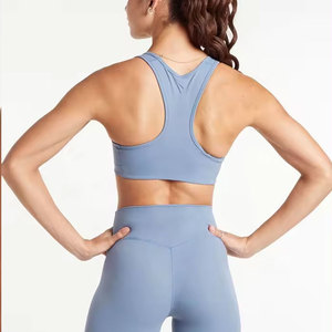 New Stylish Outdoor Fitness Shockproof Quick-Dry Sexy High Impact Gym Tops Running Yoga Backless Crop Sports Bra - Product Image 3