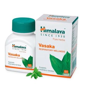 Comprimé Vasaka 100% pur Adhatoda vasica pour le soutien respiratoire contre la toux - Product Image 1