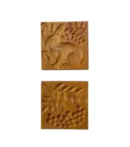 Wooden <b>Cookie</b> Stamp Rabbit Berries Biscuit <b>Mold</b> Pastry Press Embossing Tool Baking Cutter Traditional Sugar Shortbread <b>Mold</b> - Product Image 1