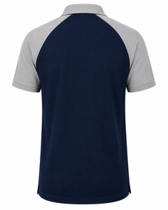 เสื้อโปโลชายแบบสองสีสั่งทำพิเศษ พร้อมปักโลโก้ ผ้าโพลีเอสเตอร์คอตตอนคุณภาพพรีเมียม เสื้อกอล์ฟ ชุดยูนิฟอร์มบริษัท เสื้อทำงานลำลอง - Product Image 3