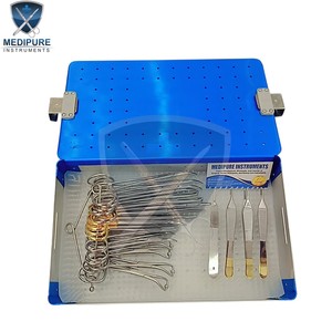 Instrumentos Quirúrgicos Veterinarios Premium, Paquete de Cirugía de Tejidos Blandos General, 24 Piezas, Kit de Herramientas de Cirugía Animal Reutilizables - Product Image 6