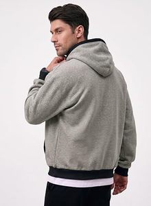 Sudadera con Capucha de Forro Polar para Hombre TOFEN SPORTS, Ligera, Impermeable, Transpirable, Deportiva, Antiarrugas, 100% Algodón - Product Image 2