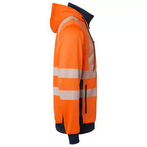 Sudadera con Capucha de Seguridad Color Naranja, Transpirable, para Trabajo, Construcción y Seguridad, Manga Larga, para Invierno, Suministro de Fábrica OEM - Product Image 3