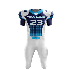 ชุดกีฬาอเมริกันฟุตบอลแบบกำหนดเอง ชุดยูนิฟอร์มไซส์ใหญ่ แขนสั้น พิมพ์ลาย แห้งเร็ว ใส่สบายสำหรับผู้ชาย ปรับแต่งได้ - Product Image 2