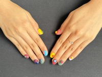 Faux ongles carrés courts 3D colorés faits à la main, effet bonbon, en gelée, à coller, réutilisables, ajustement personnalisé